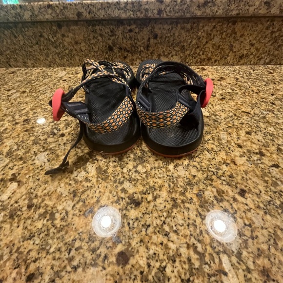 CHACO Womens 9 ZX2 Classic Sandals Hiking Pink Blue Strappy Outdoor Sport - Picture 6 of 9